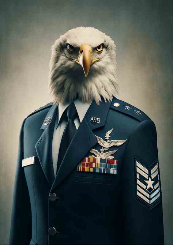 Eagle Colonel in Air Force Uniform | Poster