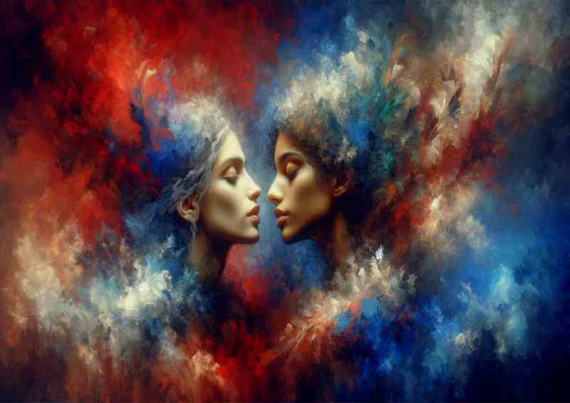Love Dust Metal Poster for Female Couples Art | Artistic Rep.