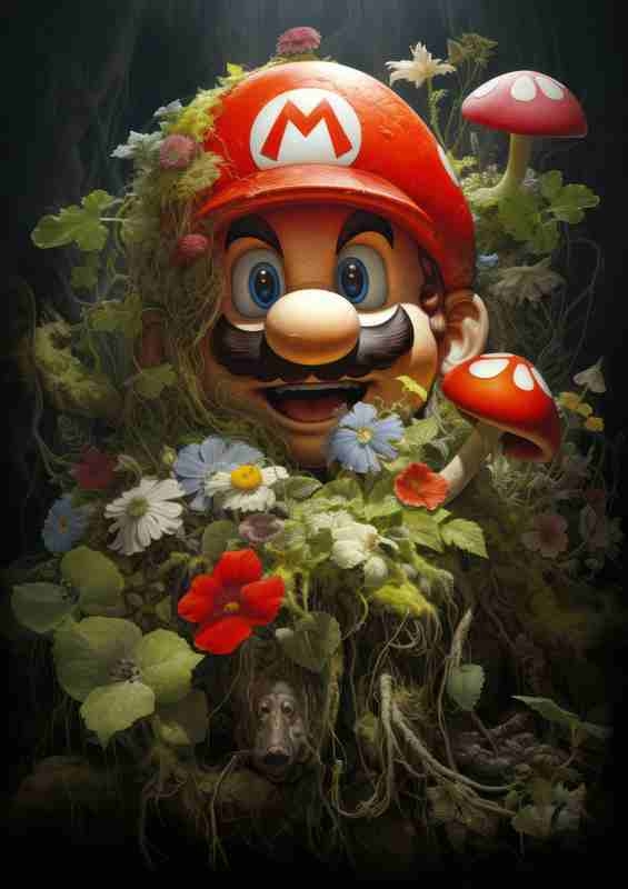 Super mario style art from beyond | Di-Bond