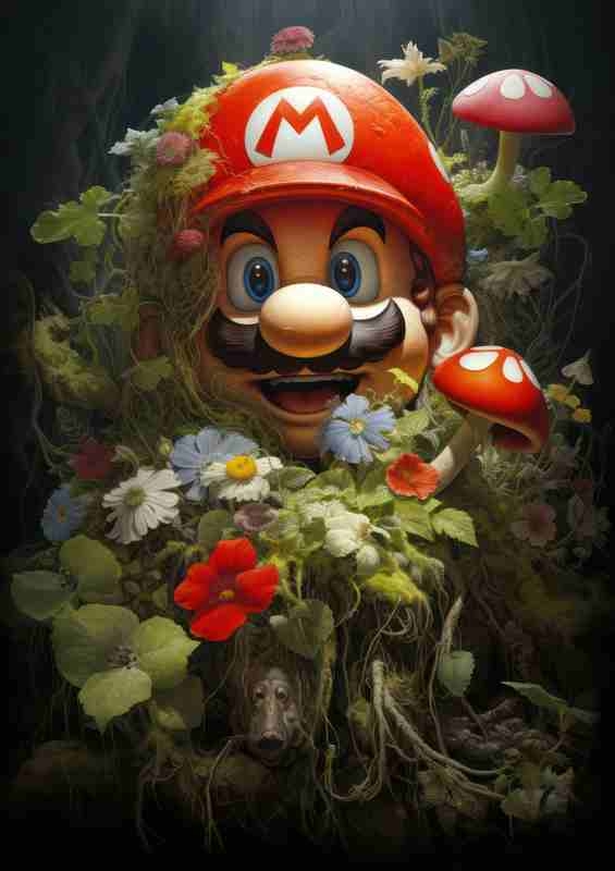 Super mario style art from beyond | Poster