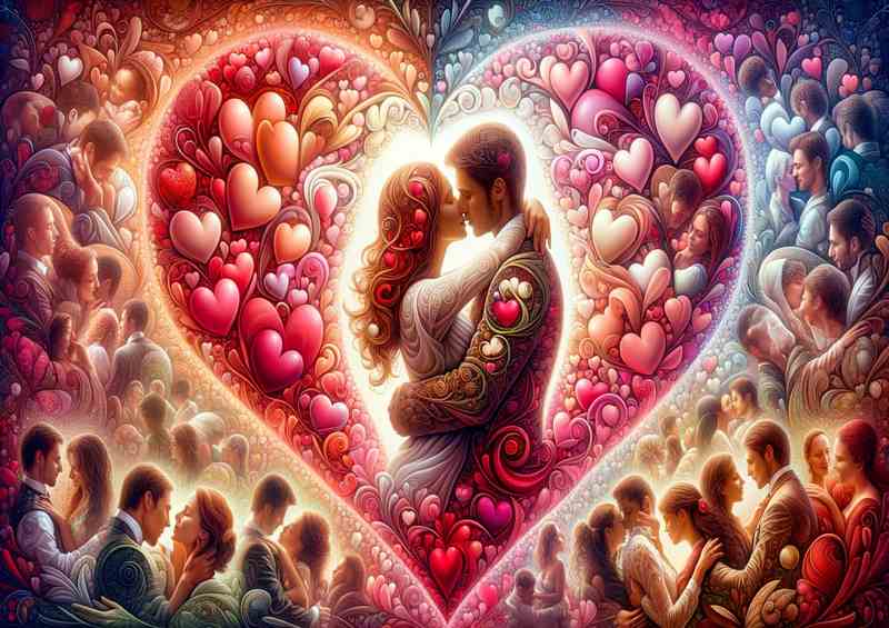 Cherished Moments Loves Beautiful Embrace | Canvas