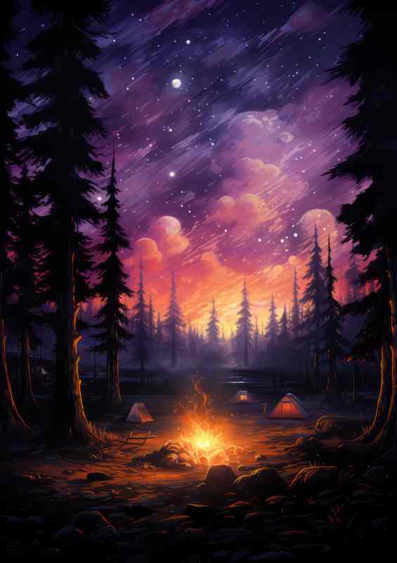 Vibrant Valleys of Velvet Visions | Di-Bond
