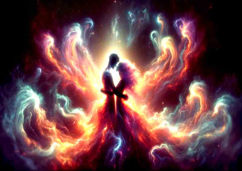 Stellar Lovers Cosmic Art | Di-Bond