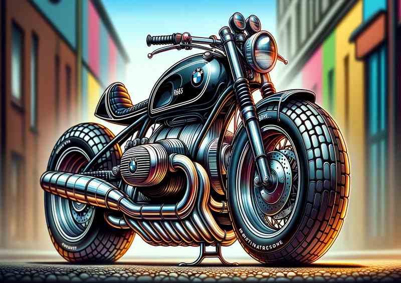 BMW R69S Motorcycle Art | Canvas