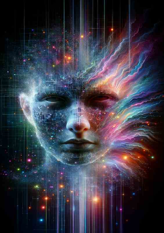 Cyber Dreamscapes | Metal Poster