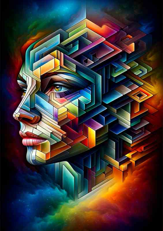 Dream Abstract Female An ultra realistic style | Poster