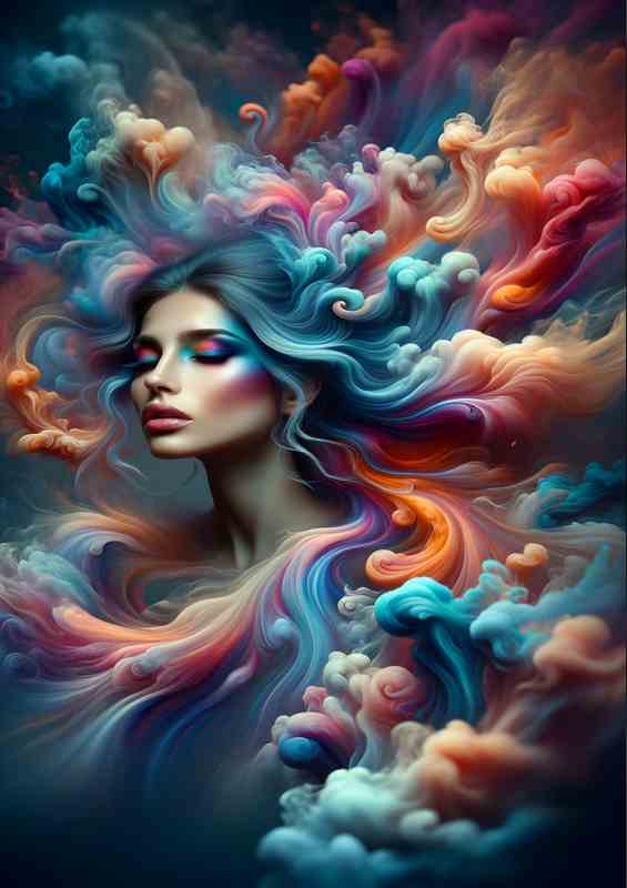 Vibrant Essence of Dreamlike Beauty | Poster