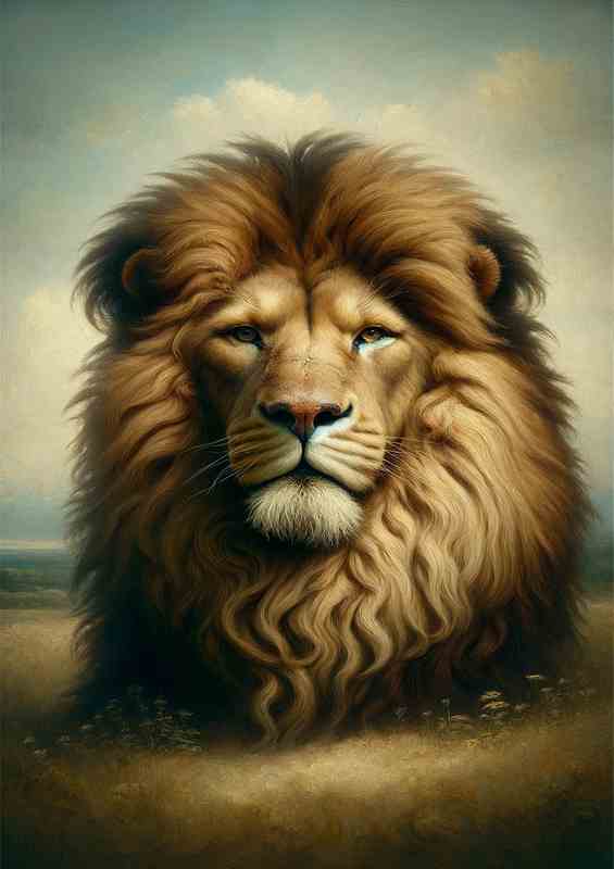 Regal Lion Kings head | Di-Bond