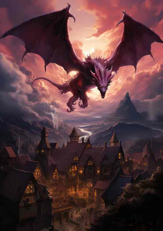 Dragons From Terror to Treasure | Metal Poster