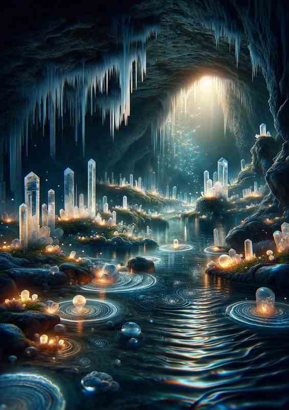 Subterranean Crystal Symphony | Di-Bond
