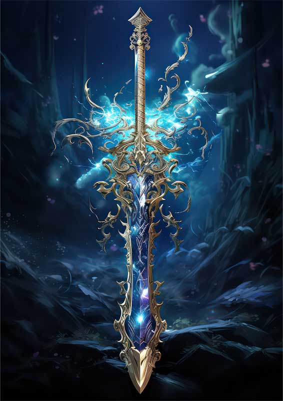 Sword in the water | Di-Bond