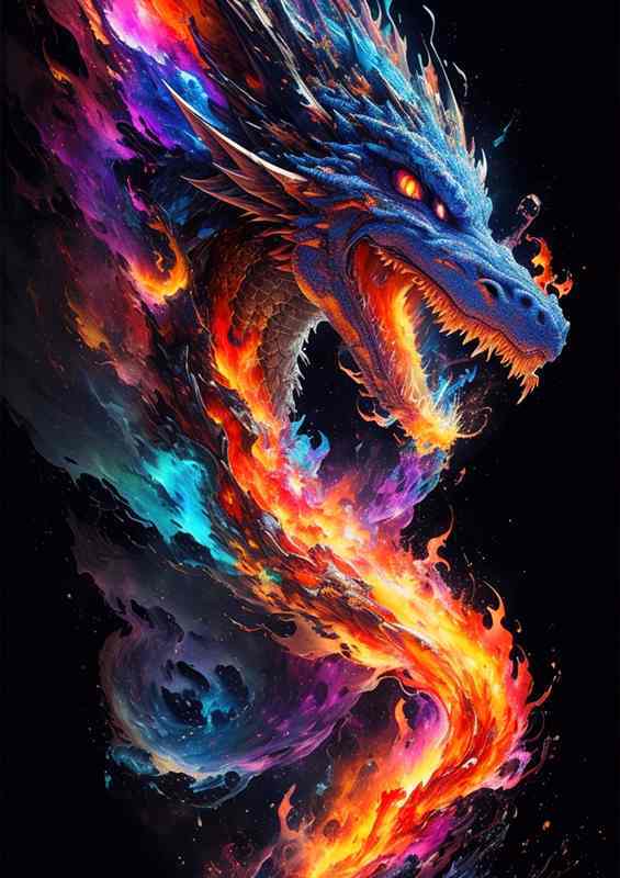 Fearless soul the dragon | Di-Bond