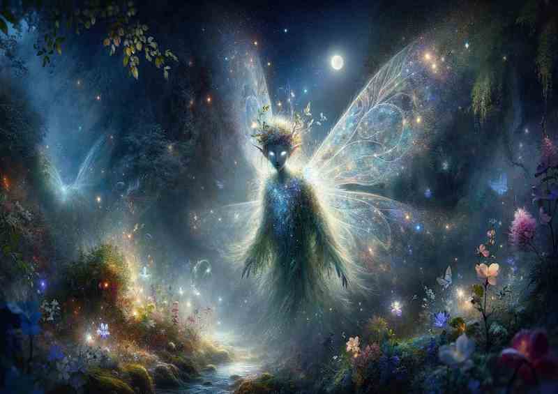 Celestial Guardian of the Hidden Glade | Canvas