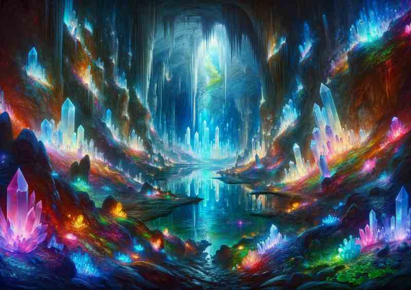 Legendary Crystal Cavern expansive underground | Di-Bond