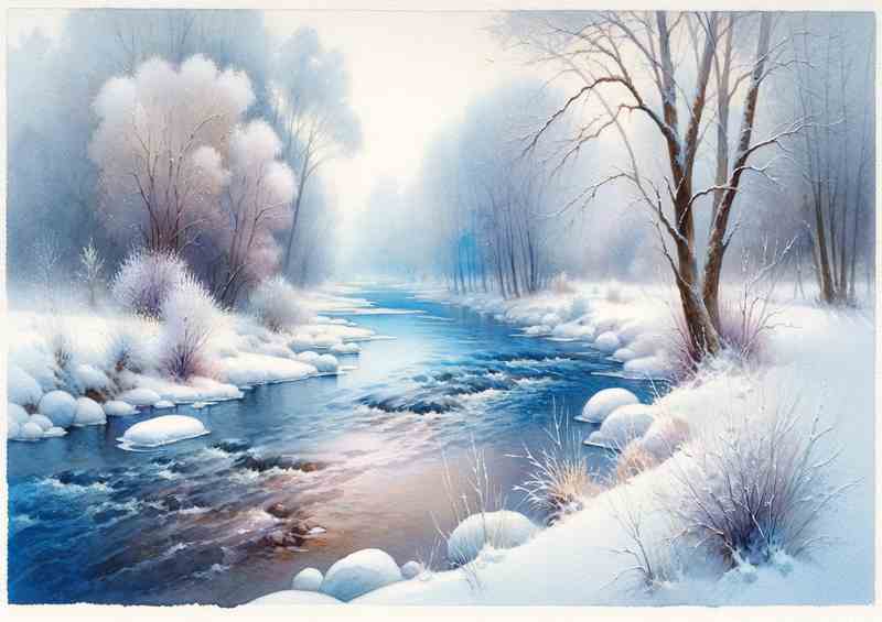 Frosty Elegance A Snowy River Style | Canvas
