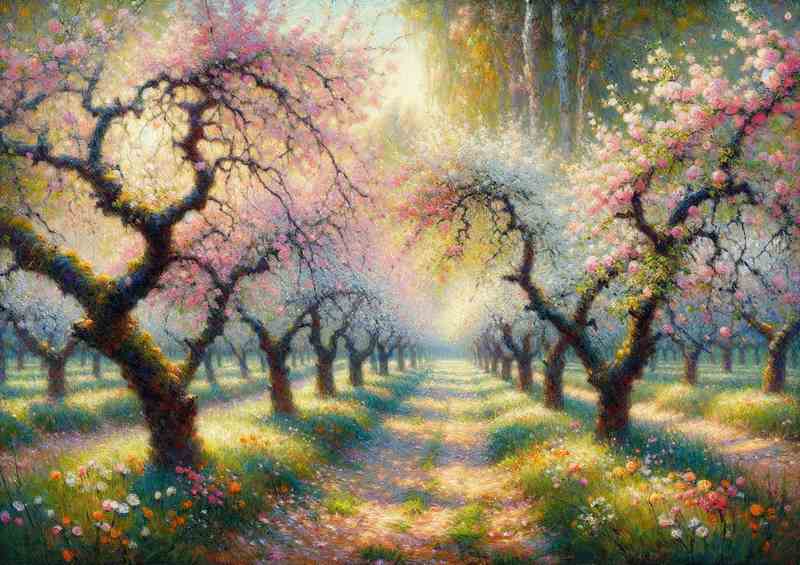 Springs Awakening A Blossoming Orchard | Poster