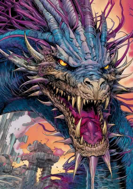 Guardian of Ancient Realms | Metal Poster