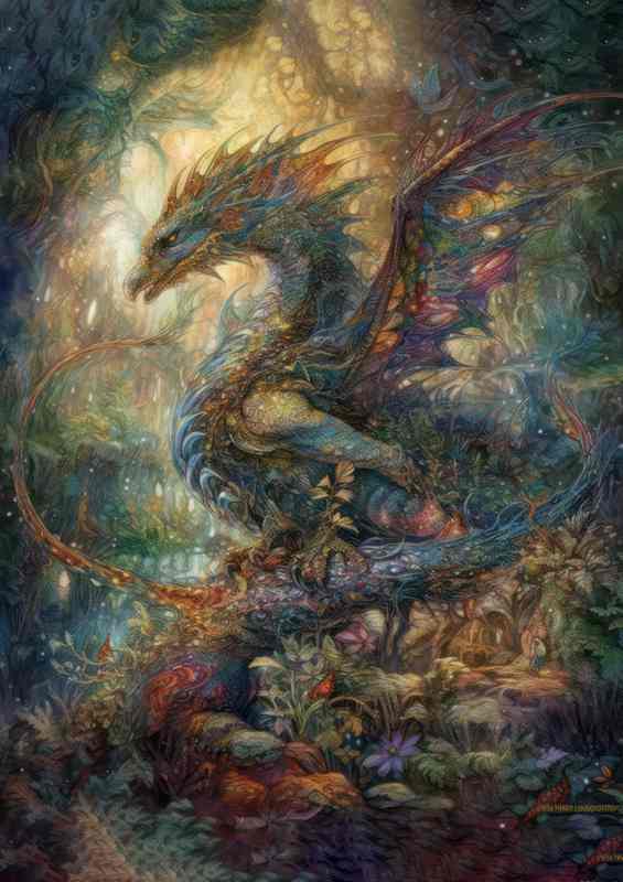 In the Embrace of the Draconic Enchantment | Poster