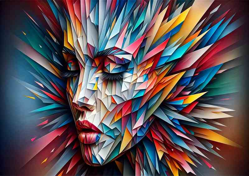 Abstract Fragmented Beauty | Di-Bond