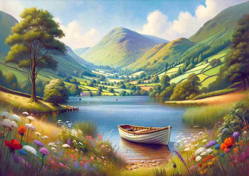 Summer afternoon in the Lake District | Canvas