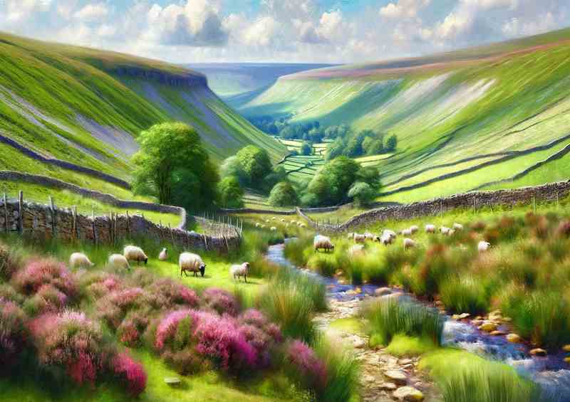 Summer Dales Rolling Hills | Di-Bond