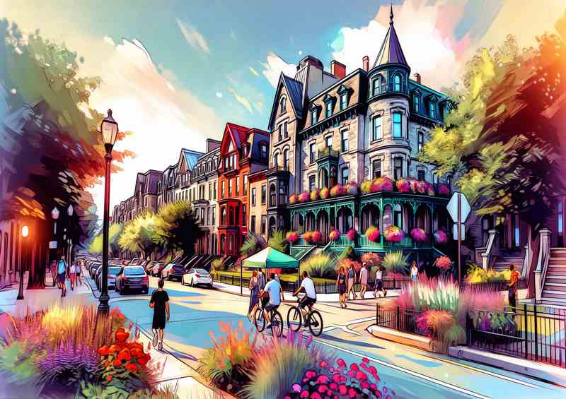 Colorful Mont Victorian | Di-Bond