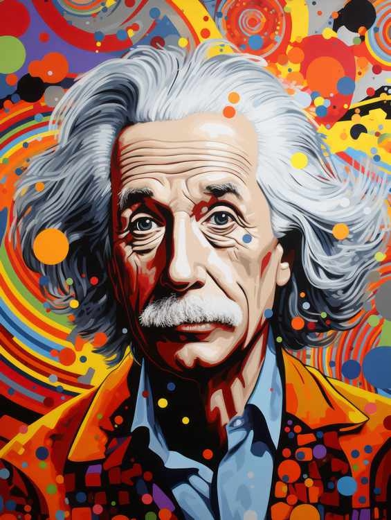 Albert Einstein pop art | Canvas