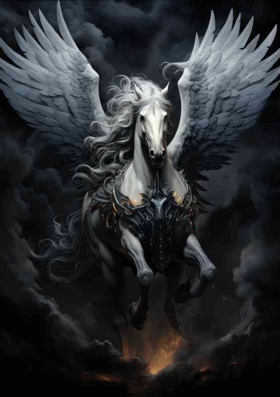Pegasus From Greek Mythology | Di-Bond