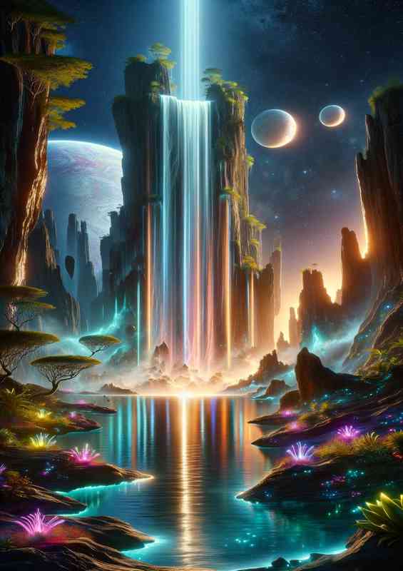 The scene illustrates a magnifice | Canvas