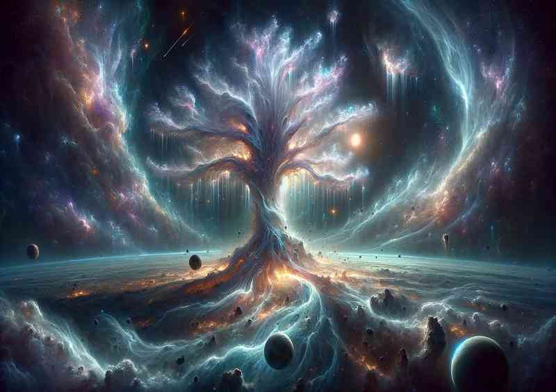 A scene with a focus on celestial phenomena | Di-Bond