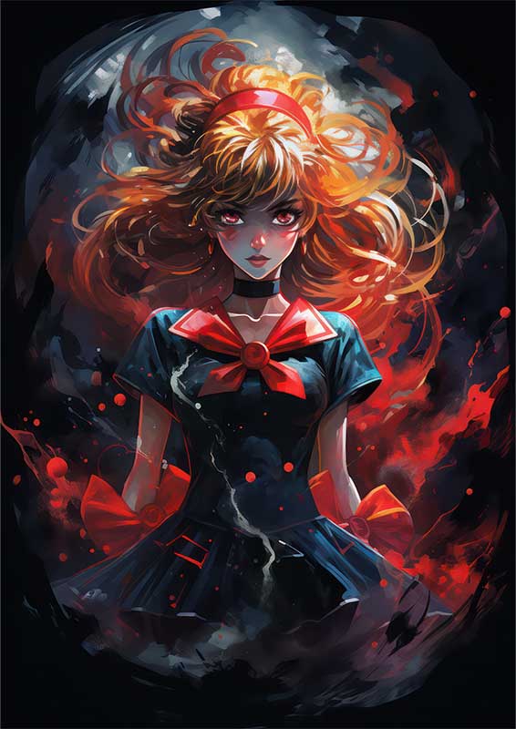 The sailor moon anime banner poster | Canvas