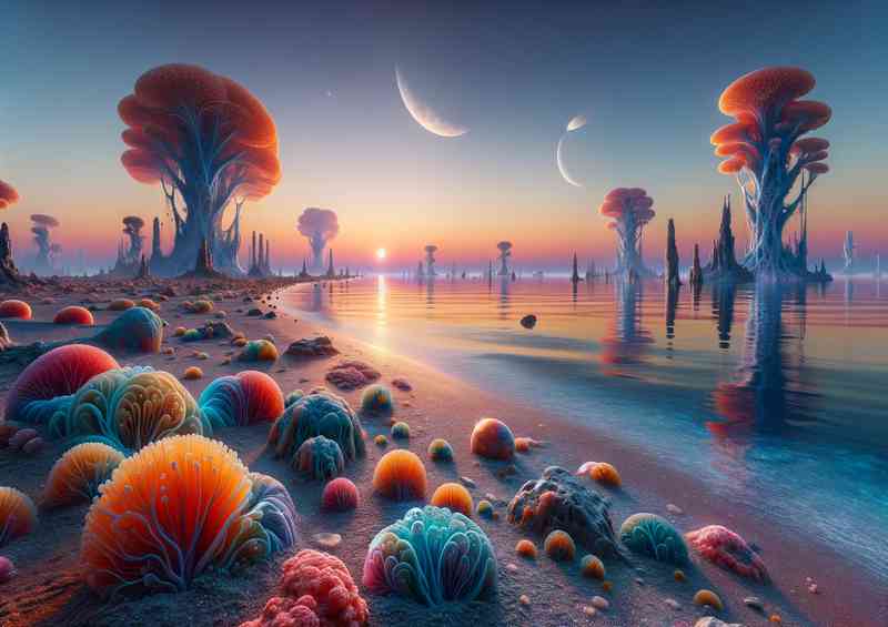 A fantasy planets an otherworld | Di-Bond