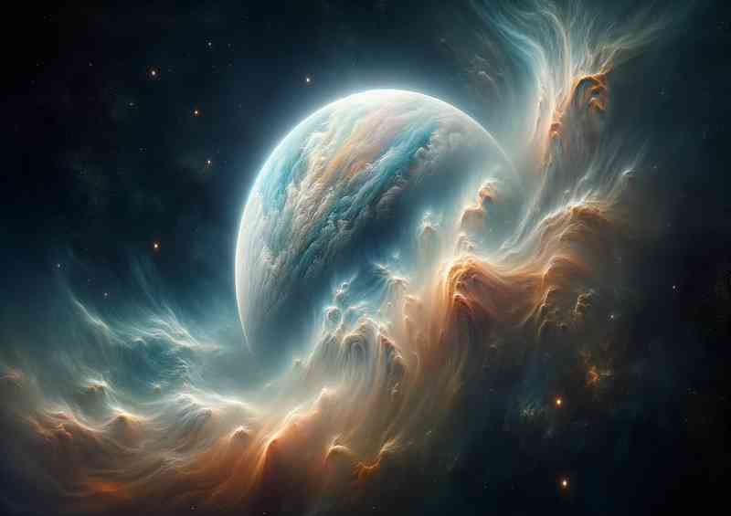A minimalistic yet enchanting space scene | Di-Bond