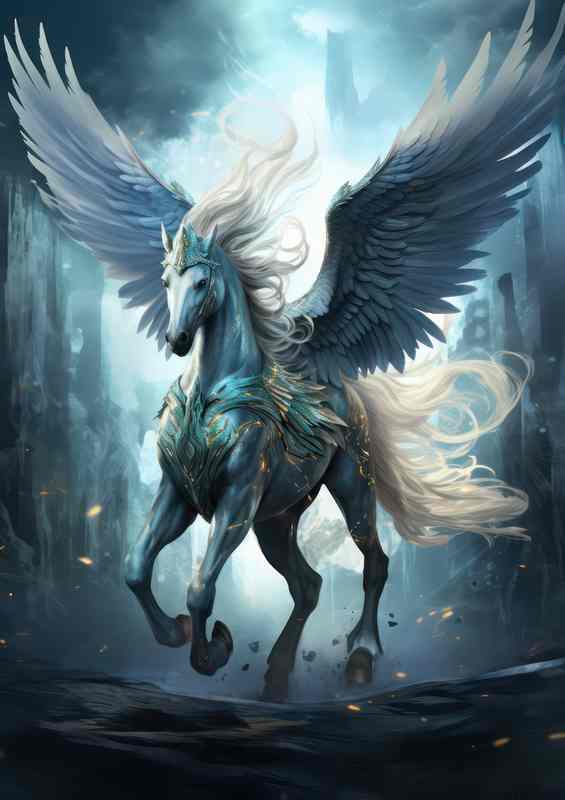 Pegasus horse The Power and Majesty in Fantasy | Di-Bond