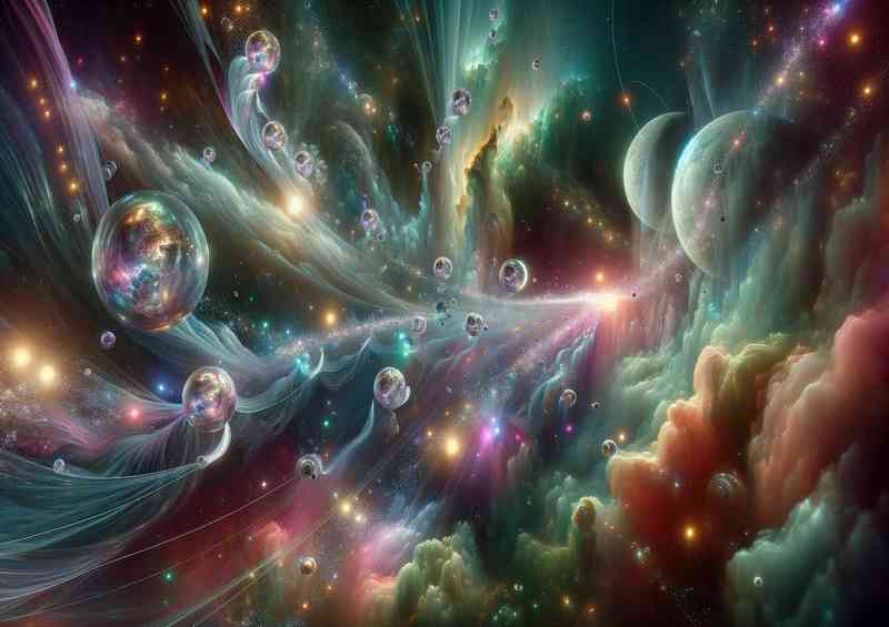 A space fantasy scene surreal cosmic event | Canvas