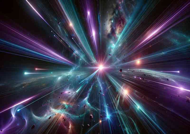 Space fantasy scene with almost no planetary elements | Canvas