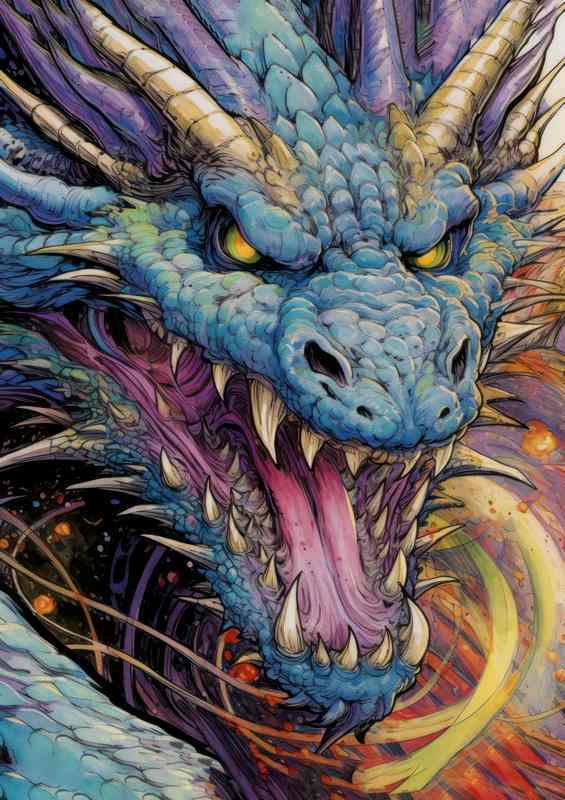 Scales of Destinys Breath | Metal Poster