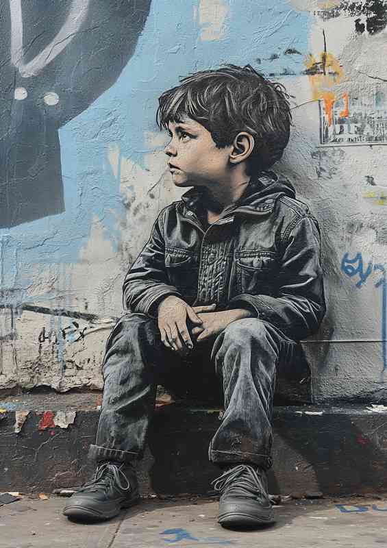 Life in nyc the boy on a ledge | Poster