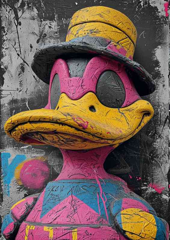 Mighty duck street art | Poster