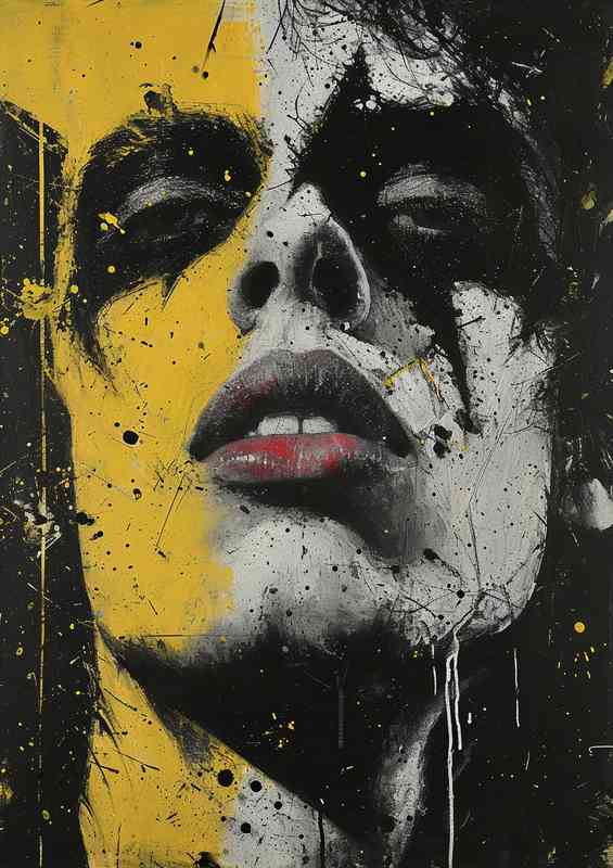 Painted wall pop art style | Di-Bond