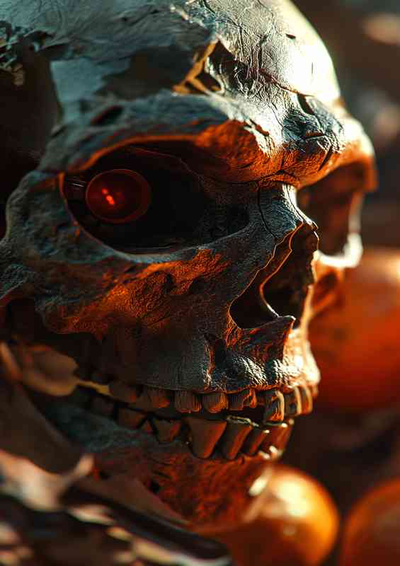 Skull zombie art | Poster