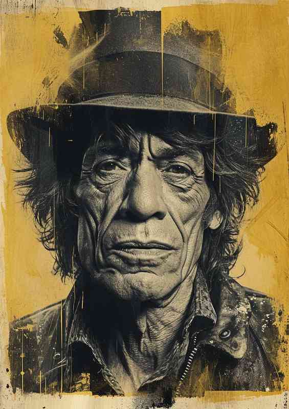 graffiti art rolling stones | Di-Bond