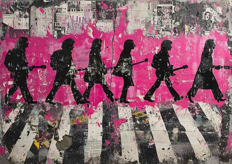 Abby road new street art | Canvas