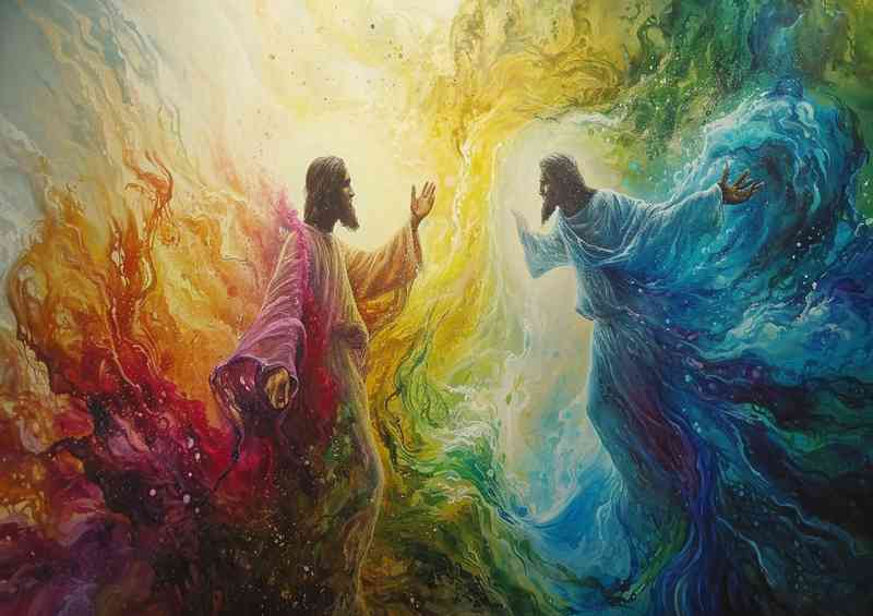 Creation of life and colour | Canvas