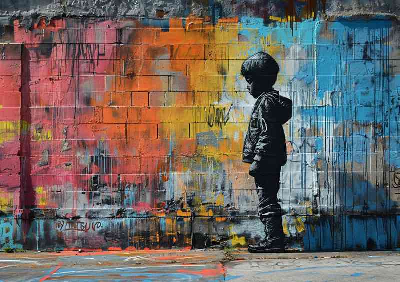 Graffiti wall the lost boy | Di-Bond