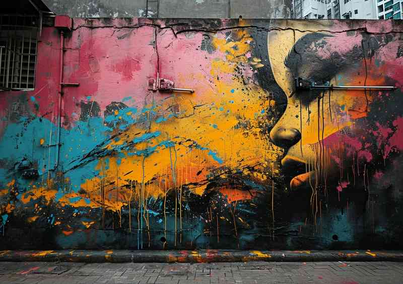 Grafiti walled street art | Poster