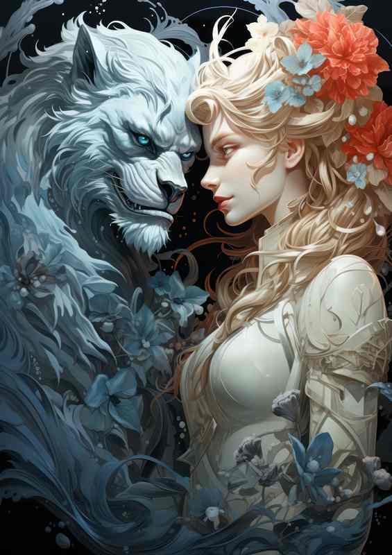 Wolf and the lady worlds colide in love | Di-Bond