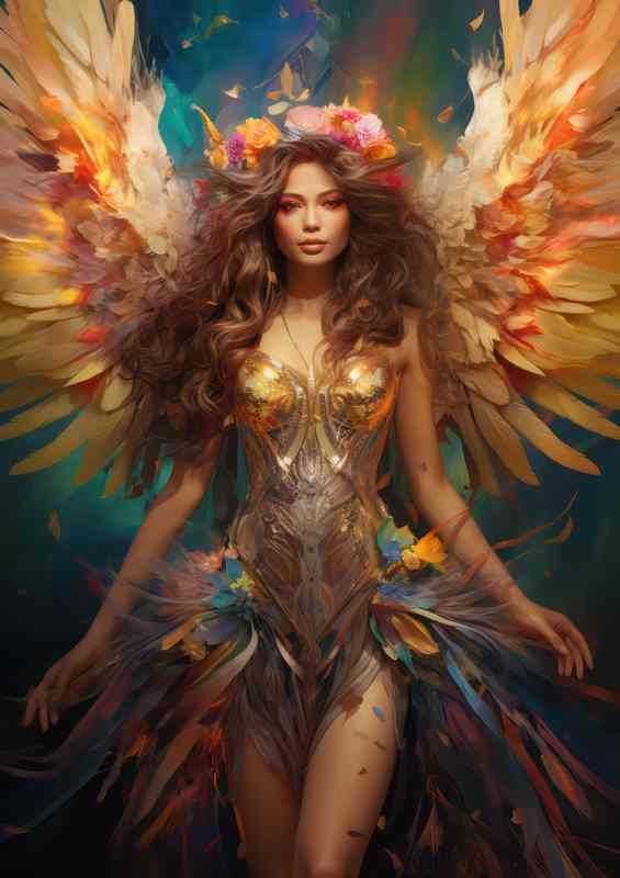 Woman has the wings of an angel | Poster