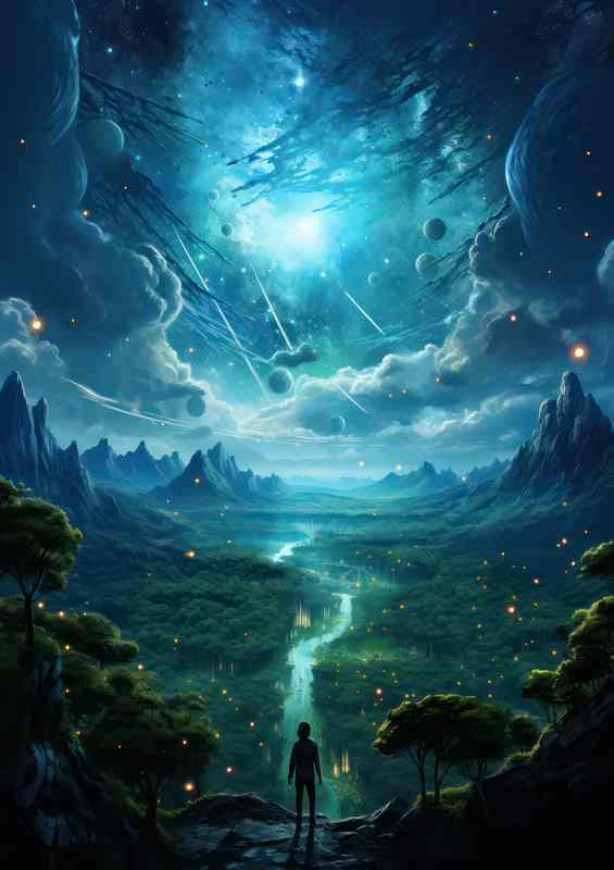 Bewitched Blue Moon Bay | Canvas