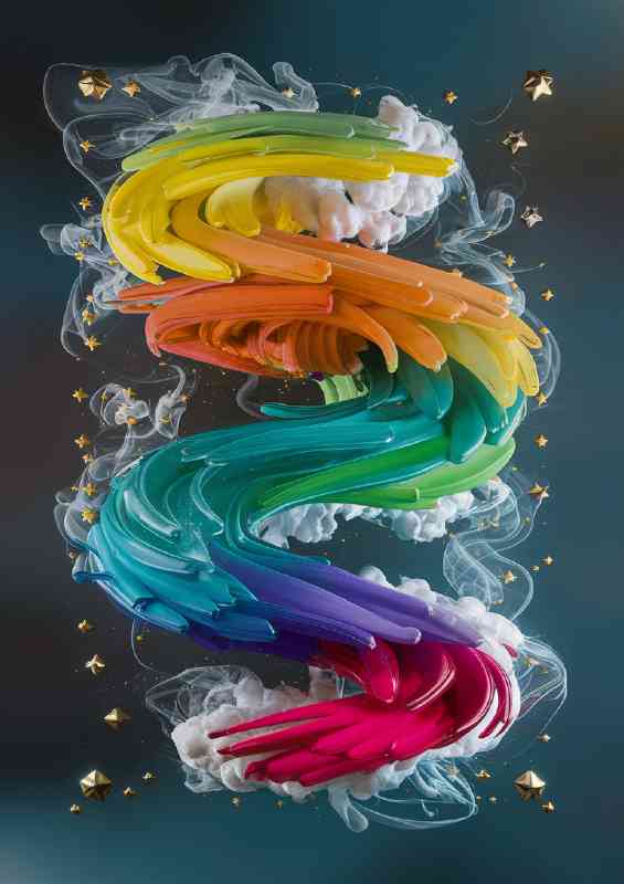 Stunning lines and swirls | Canvas